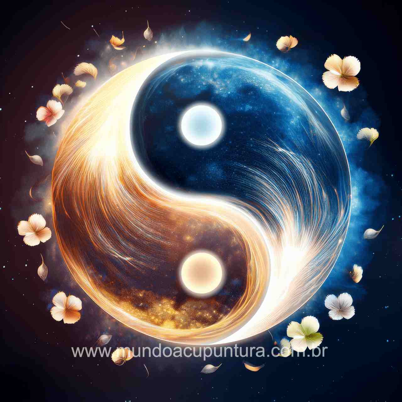 yin yang estilizado